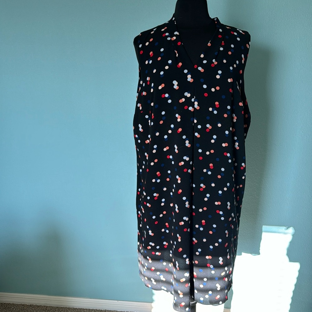Vince Camuto polka dot dress